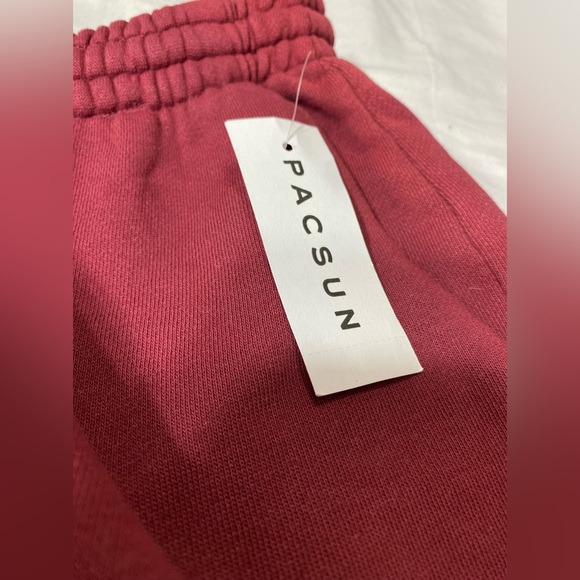 NWT Small Mens PacSun Red Volley Shorts w/ Pockets & Drawstring Waist - Picture 8 of 9